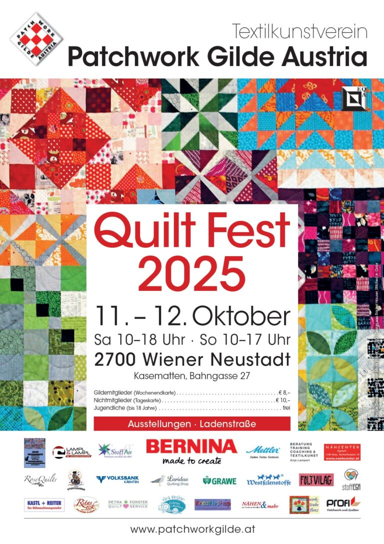 Quilt Fest 2025 – święto patchworku w sercu Austrii.