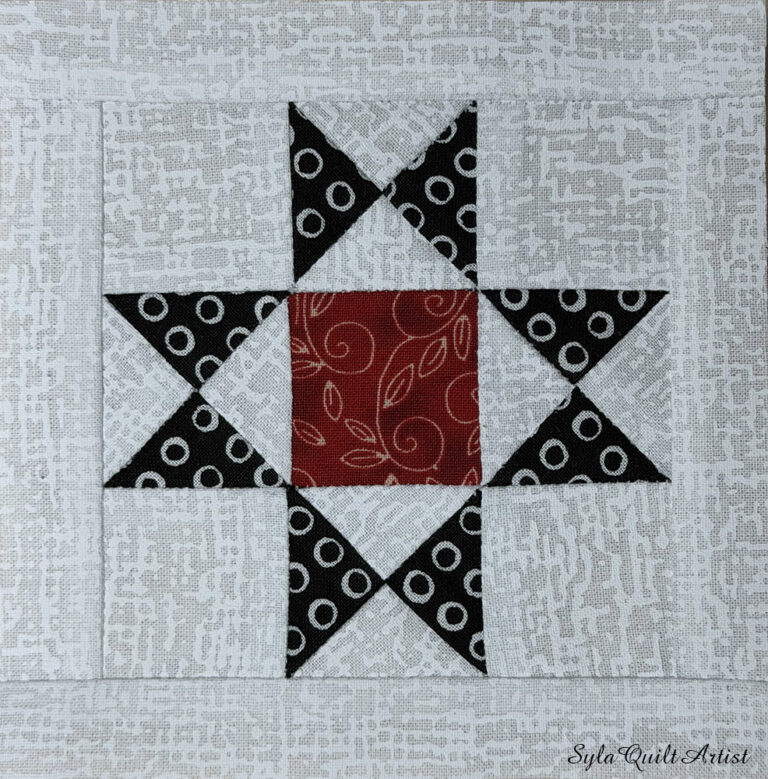 Zwei weitere Dear-Jane-Blöcke und… mein Atelier ist fast fertig!